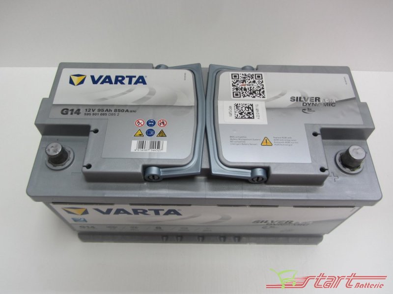 Batterie Speed 100Ah AGM 850A Start&Stop 12V = Varta 595 901 085